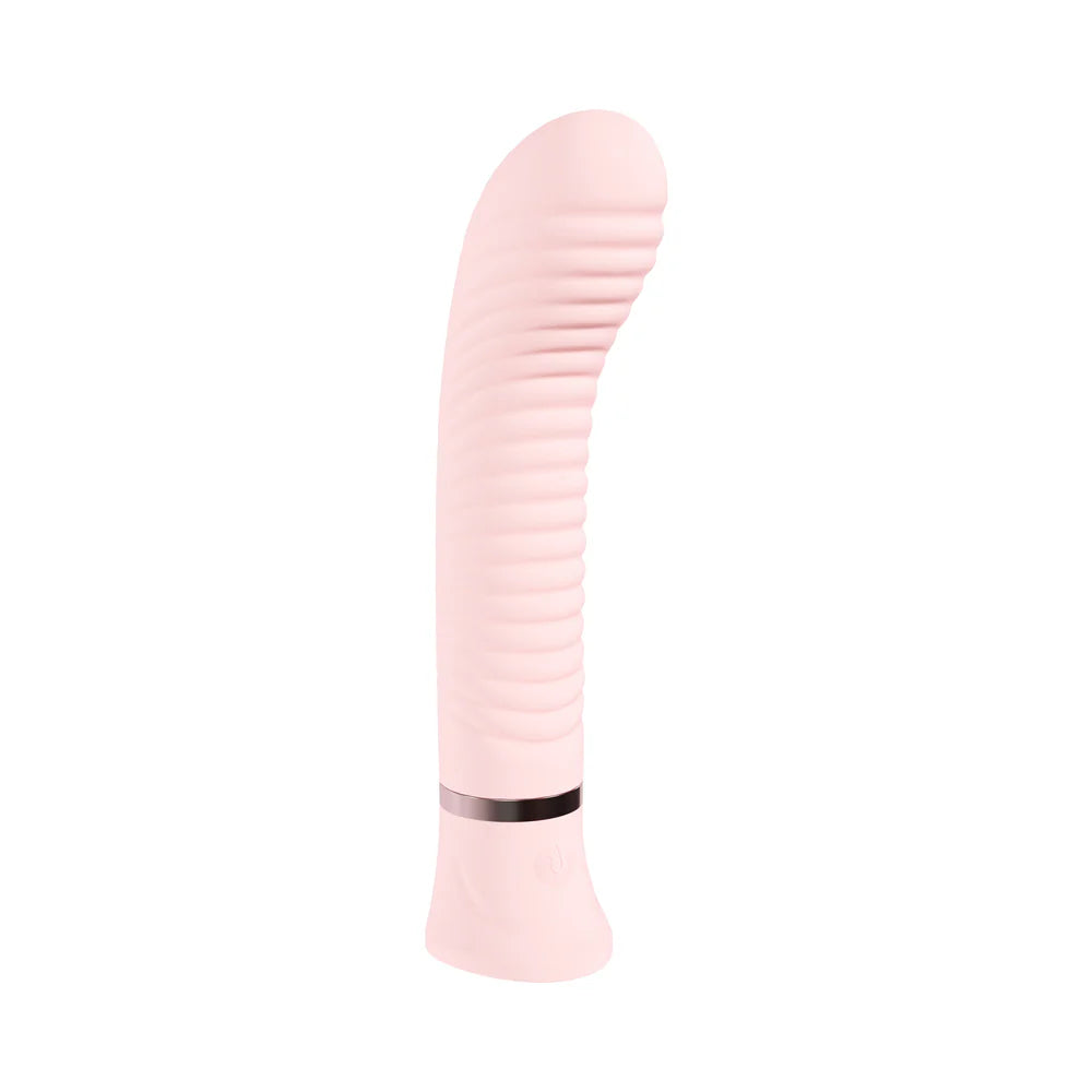 Loveline Divine Rechargeable Silicone Ribbed G-Spot Vibrator