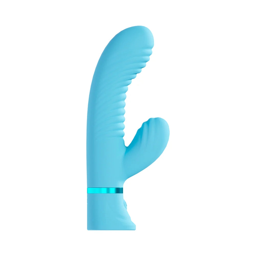 Loveline Mystique Rechargeable Silicone Ribbed Rabbit Vibrator