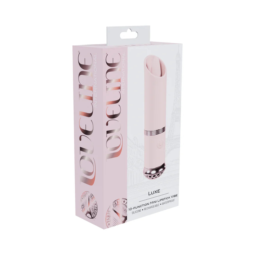 Loveline Luxe Rechargeable Silicone Mini Lipstick Vibrator