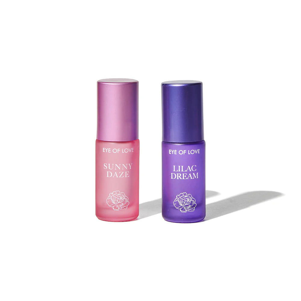 Eye Of Love Pheromone Parfum Set .34 oz. Roll-On Sunny Daze/Lilac Dream