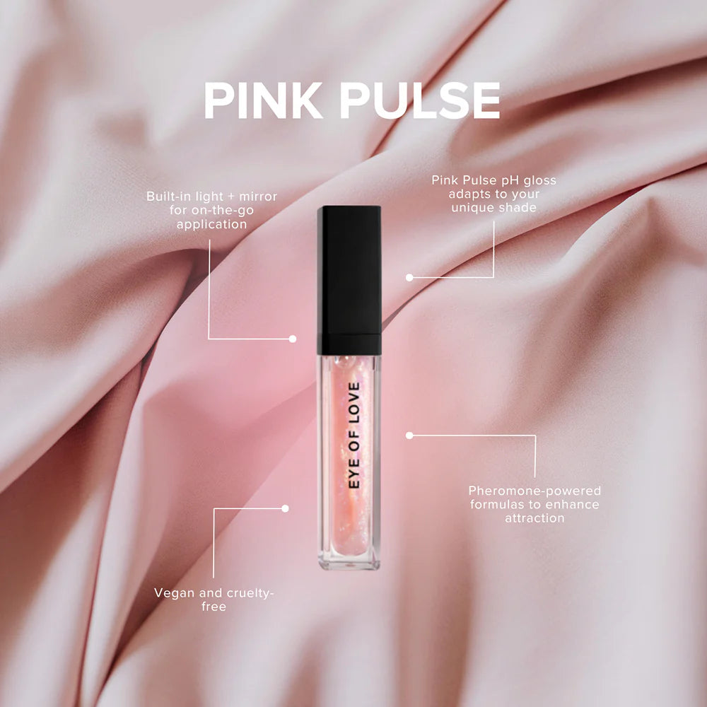Pheromone Pumping Lip Gloss, Eye Of Love Matchmaker Attract Him, Crimson Kiss & Pink Pulse
