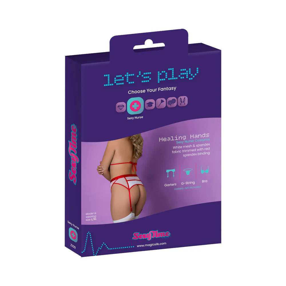 Sexy Time Healing Hands, Magic Silk, White, Sizes 4-24