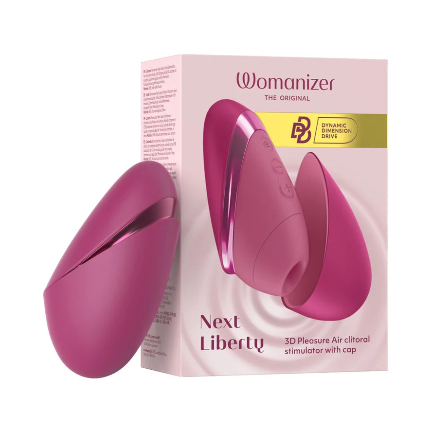 Womanizer's Patented 3D Pleasure Air Technology with Dynamic Dimension Drive