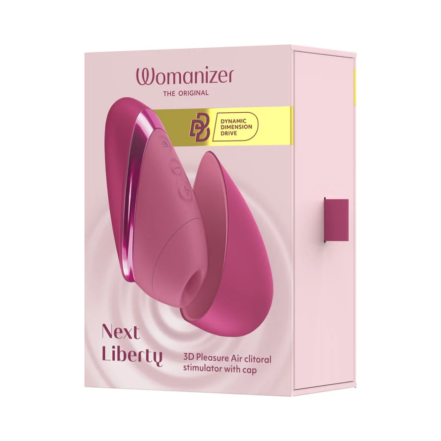 Womanizer's Patented 3D Pleasure Air Technology with Dynamic Dimension Drive