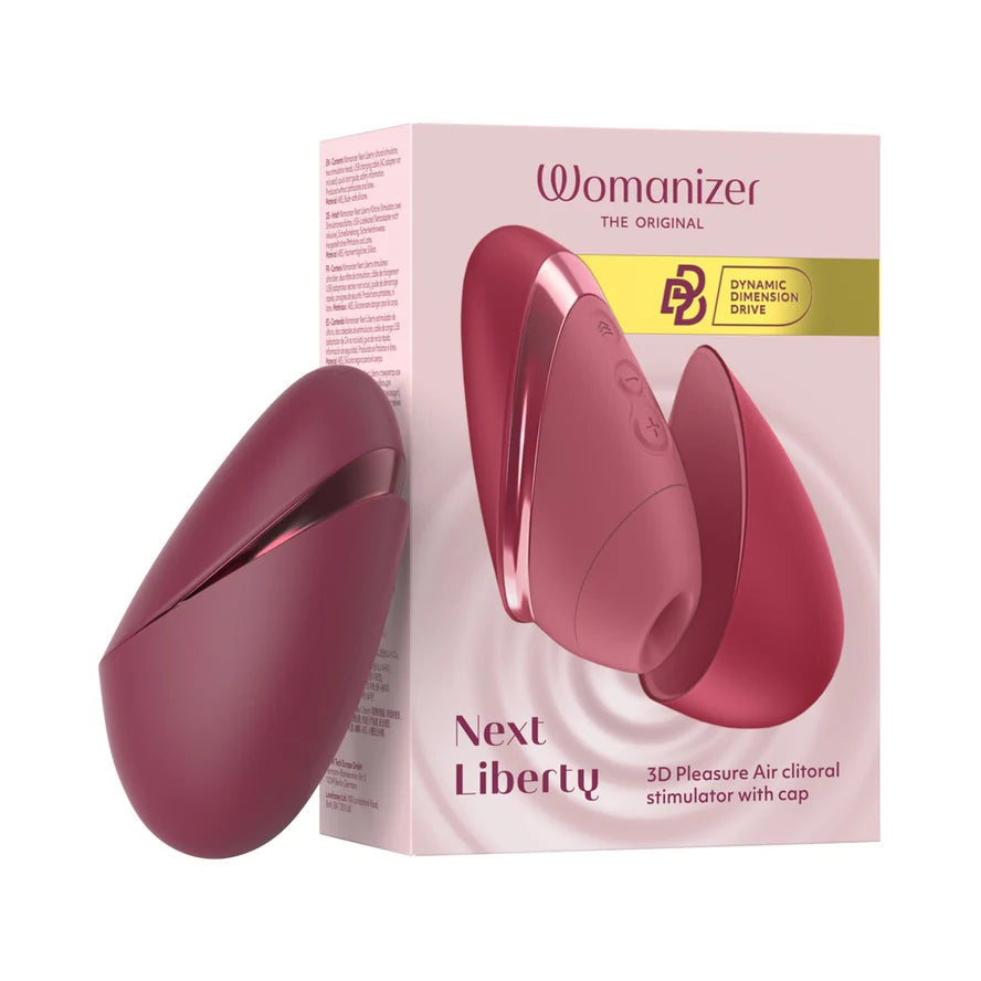 Womanizer's Patented 3D Pleasure Air Technology with Dynamic Dimension Drive
