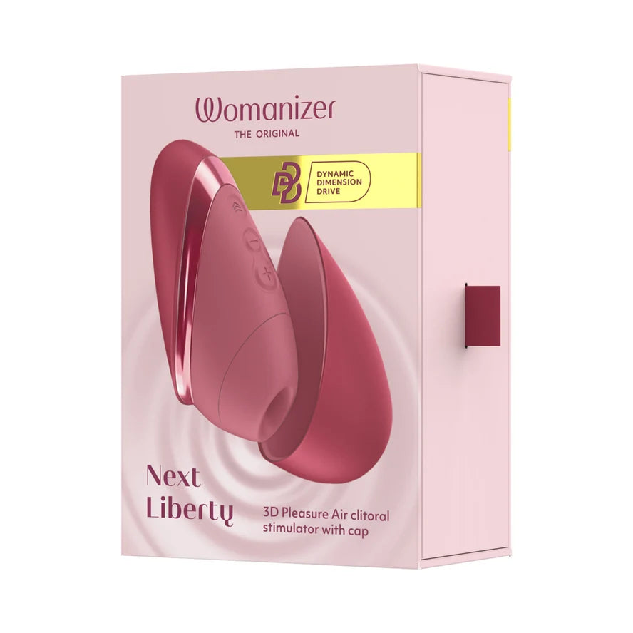 Womanizer's Patented 3D Pleasure Air Technology with Dynamic Dimension Drive