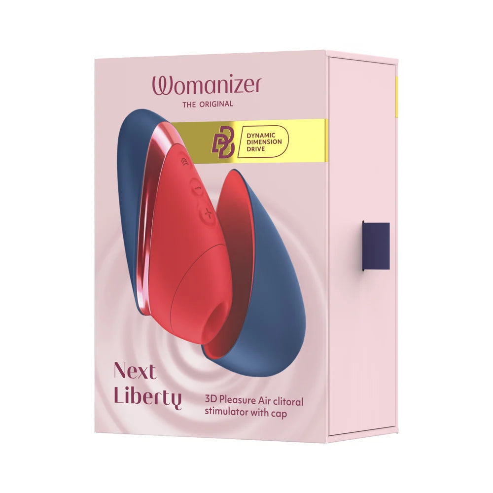 Womanizer's Patented 3D Pleasure Air Technology with Dynamic Dimension Drive