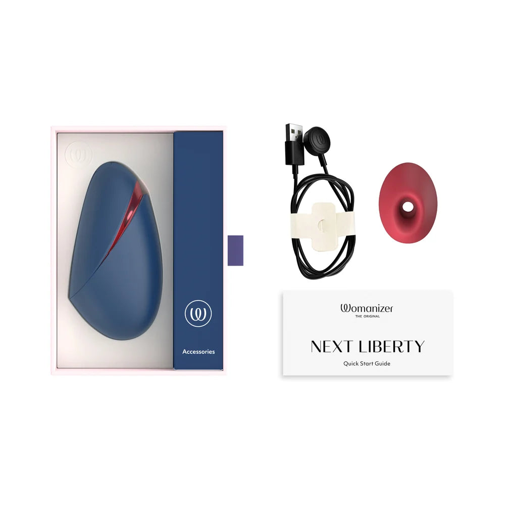 Womanizer's Patented 3D Pleasure Air Technology with Dynamic Dimension Drive