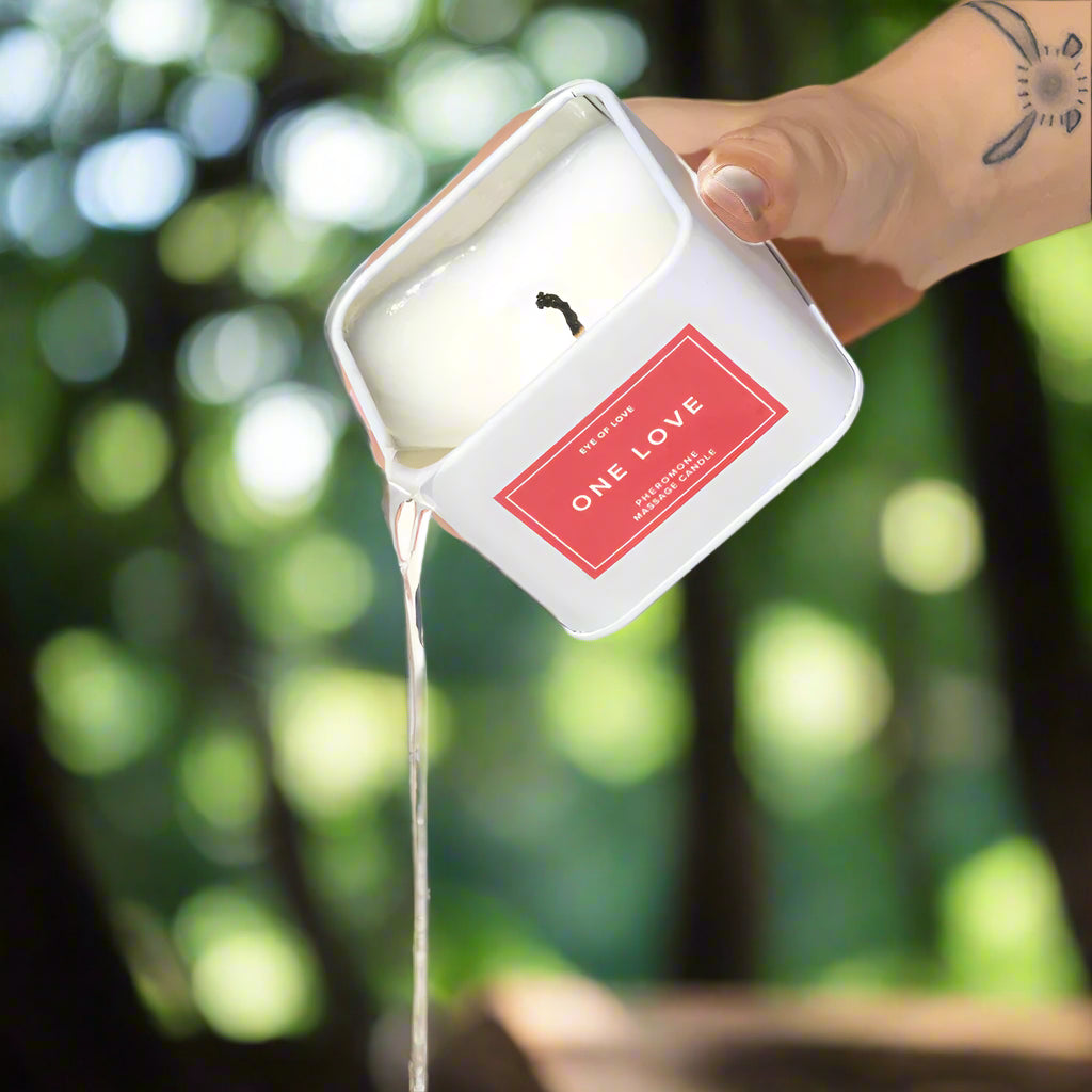 Eye of Love Attract Him Pheromone Massage Candle 3 Unique Scents