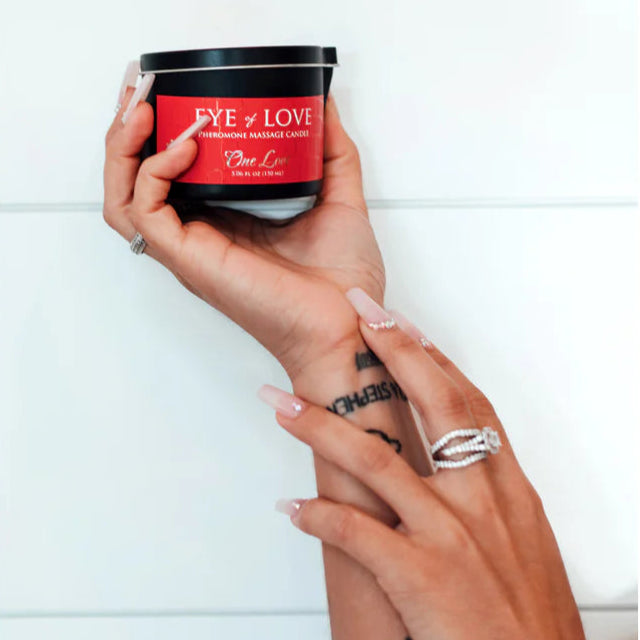 Eye of Love Attract Him Pheromone Massage Candle 3 Unique Scents