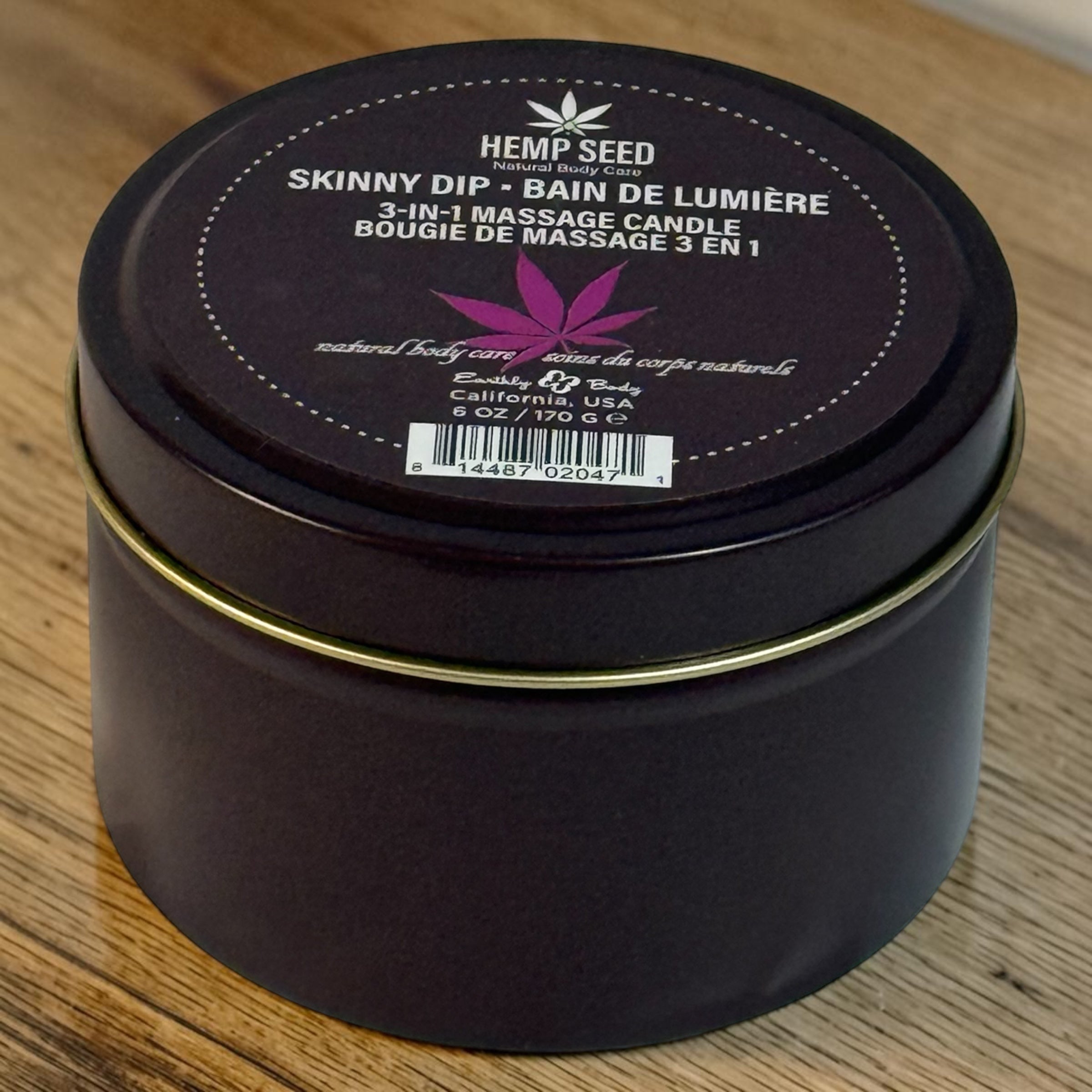 Earthly Body Massage Candles 6.8oz. 5 Amazing Scents