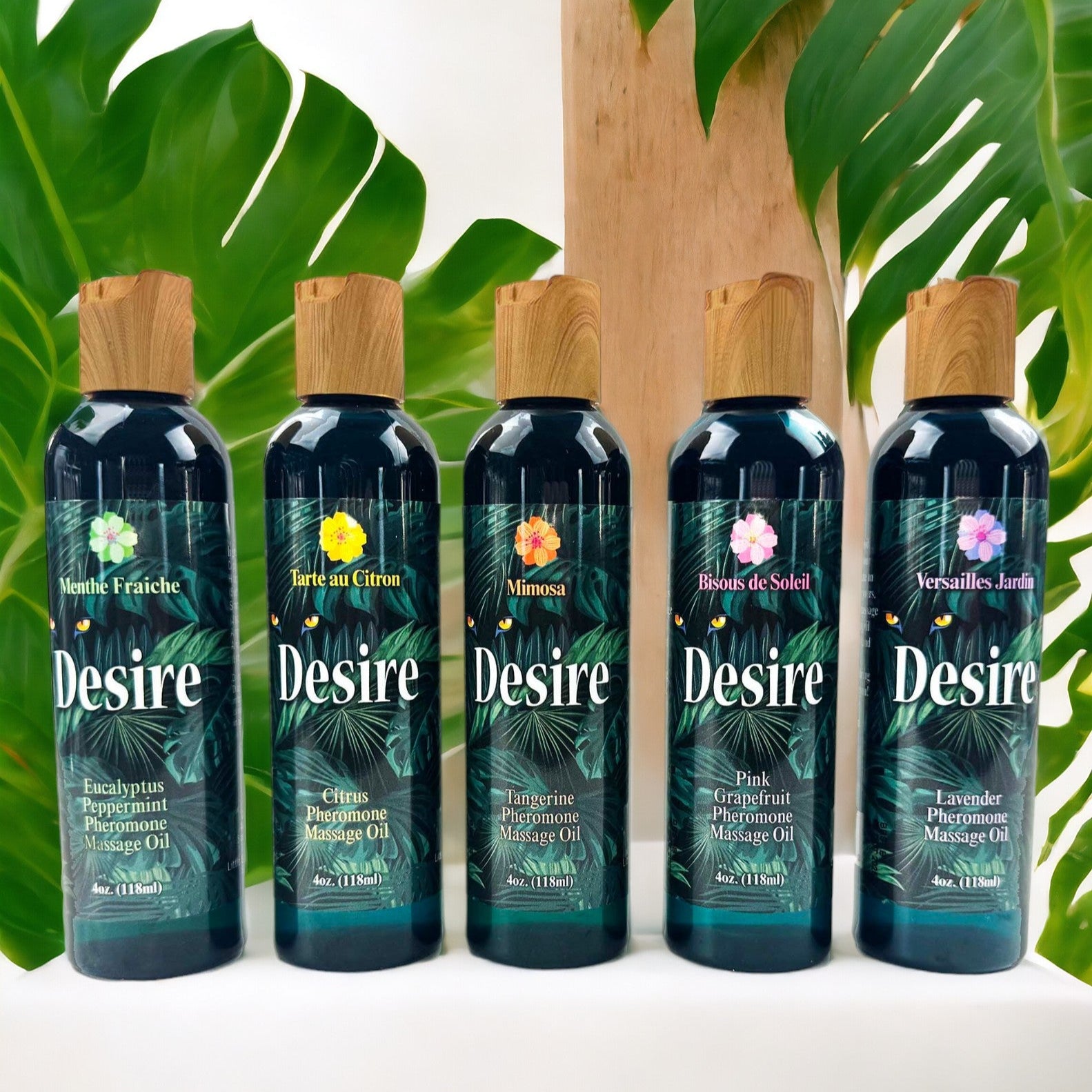 Desire Pheromone Massage Oil 5 Unique Scents