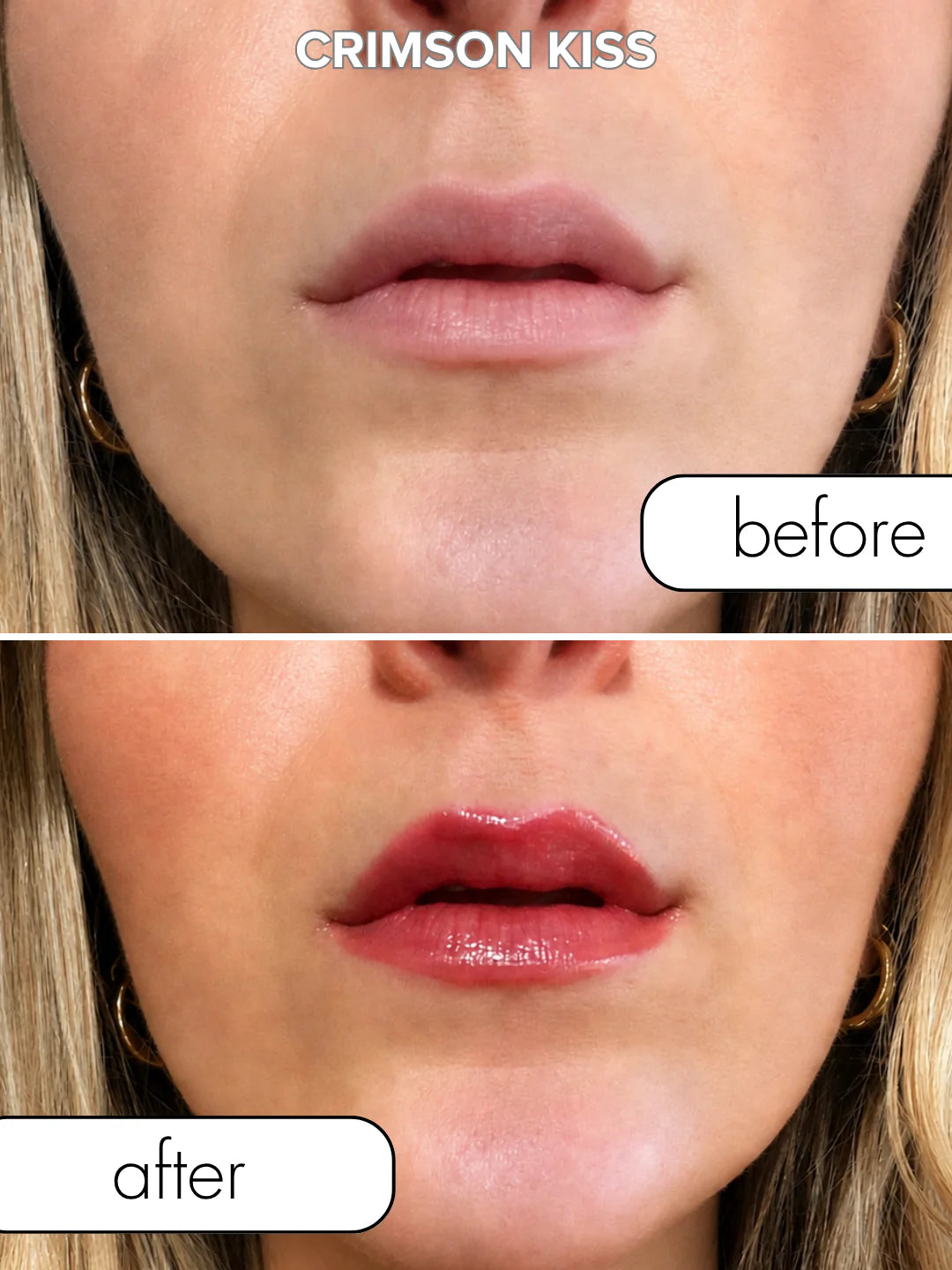 Pheromone Pumping Lip Gloss, Eye Of Love Matchmaker Attract Him, Crimson Kiss & Pink Pulse