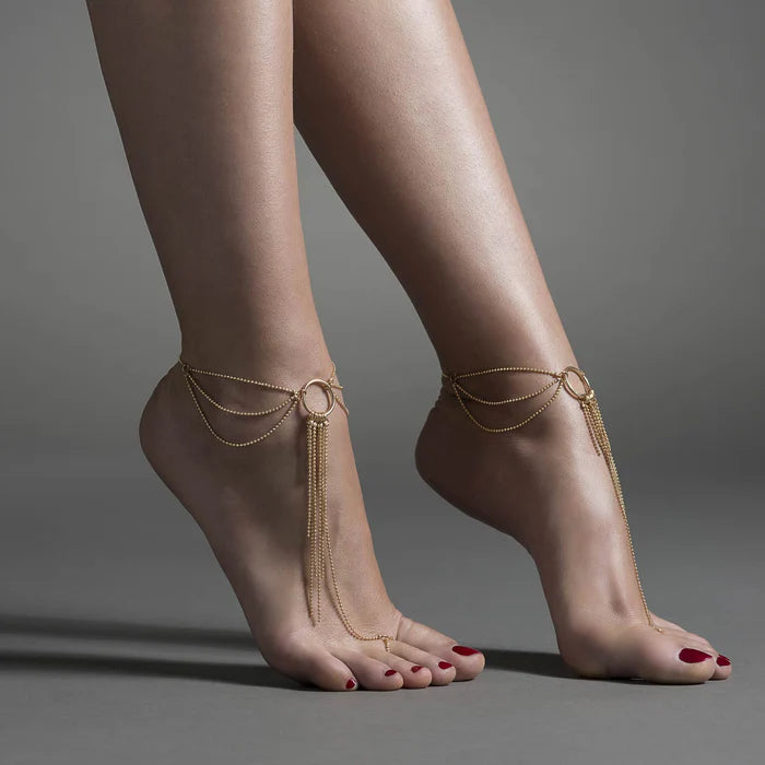 Bijoux Indiscrets Magnifique Feet Chain Silver/Gold