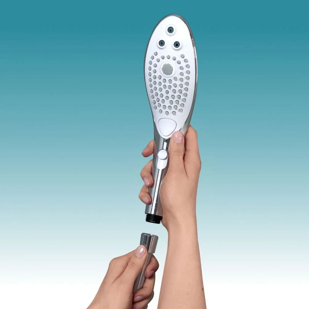 Womanizer Wave Shower Hose and Shower Arm Mount Set Chrome